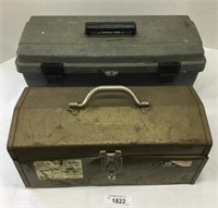 2 pcs. Vintage Tool / Tackle Boxes