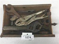 Small Box Lot of Vintage Wrenches