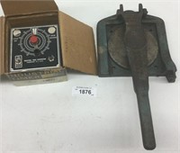 Vintage Industrial Time & Molding Device Press