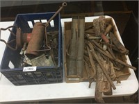 Large Lot of Barn-Find Rusty Tools