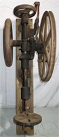 Antique Champion Post Mount Belt Drive Drill Press