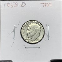 1952-D ROOSEVELT SILVER DIME