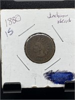 1880 INDIAN HEAD PENNY