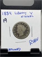 1884 LIBERTY V NICKEL