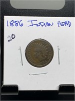 1886 INDIAN HEAD PENNY