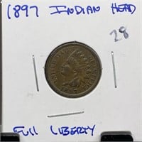 1897 INDIAN HEAD PENNY