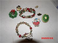HOLIDAY BRACELETS & WREATH BRAOACHES