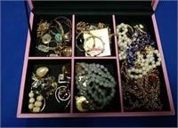 Jewelry Box-Costume Jewelry: Necklaces, rings,