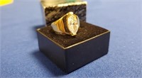 14KT GE. Ring with Stone Size 6.5