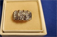Ladies Ring with Stones Size 6