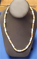 Brown and White Designer Necklace