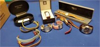Box Lot 7 Watches and Watch Bands