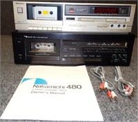 Technics & Nakamichi 480 Cassette Decks