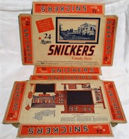 1950's Snickers Candy Box with Gas Station Cut Out