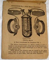 1909 Oxydonor No 2 Advertising Booklet