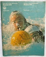 Montreal XXI Olympics Autographed Water Polo Book