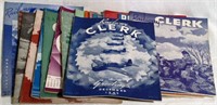 Lot of 21 Railway Clerk Magazines 1940-1943
