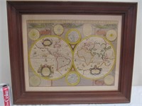 B94 Geographica World Map, 23 1/2" x 19 1/2"