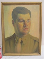 B90 Original oil portrait, 16 1/4 " x 21 3/4 "