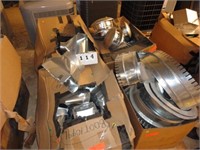 (4) BOXES OF ASSORTED DUCTING/SHEET METAL