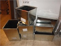 (8) ASSORTED SHEET METAL PLENUMS AND BOXES