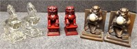 Horses, Foo Dogs & Monkey Bookends