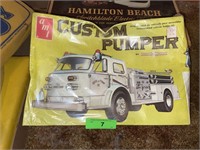 VINTAGE AMT CUSTOM FIRE TRUCK MODEL>>>