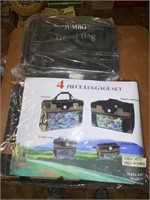 4 PC LUGGAGE SET & JUMBO TRAVEL BAG
