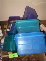 ASST. PLASTIC STORAGE BOXES