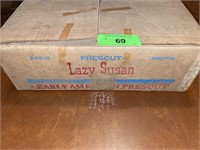 VINTAGE LAZY SUSAN- ANCHOR HOCKING PRESCUT>>>