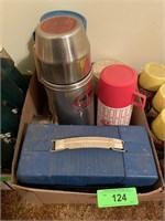 ASST. THERMOS'S, LUNCH BOX