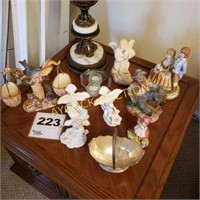Several ceramic figurines