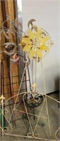 Outdoor Decors, Wind Whirly, Plant Stand, Vintage