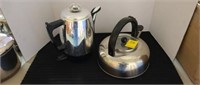 General Electric Coffee Pot, Tea kettle, vintage