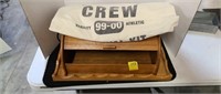 Wood Tray, Wood Breadbox,American Crew Surv. Kit