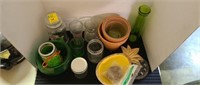 Planters, Coors Glass, Vases, Flower Frog, Collect