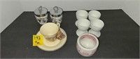 Egg cups, Royal Worcestar Porcelain,Crown Devon