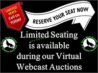 LIMITED SEATING AVAILABLE DURING WEBCAST
