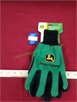 John Deere Light-Duty Cotton Grip Gloves, Size L