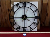 Home Gurus 18.5" Decorative Metal Clock