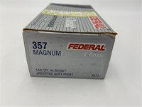 357 Magnum Federal Classic 50 Rounds