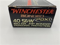 40 S&W Winchester Bonded  PDX1 20 Rounds