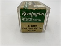 17 HMR Remington Magnum 50 Rounds