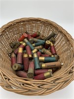 Miscellaneous Basket of Shotgun Shells