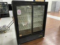 True 2-Glass Door Refrigerated Display