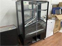 Large Pastry Case on Wheels