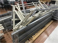 Pallet Lot: Misc. Uprights & Metal Door Frames