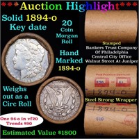 ***Auction Highlight*** Full solid Key date 1894-o