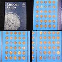Near Complete Lincoln cent Book 1941-1974 85 coins