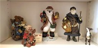 GROUP: SANTA FIGURINES, ELIZABETH JOHN COLLECTION